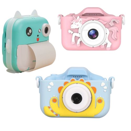 Dětské fotoaparáty a bluetooth sluchátka