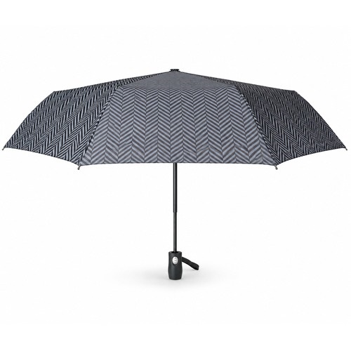 Plně automatický skládací deštník s cik-cak vzorem 102 cm