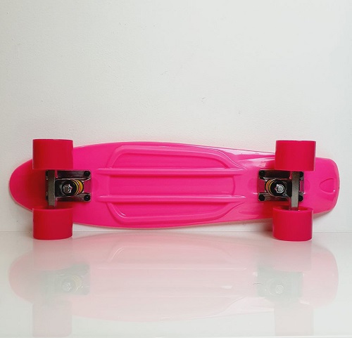 Pennyboard 22" s protiskluzovou deskou – růžový, délka 55 cm