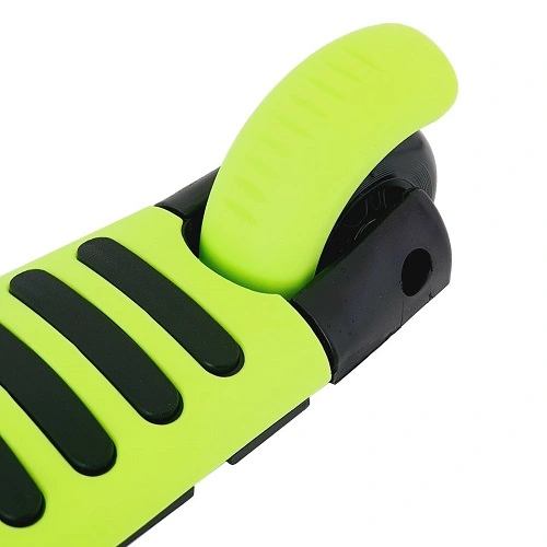 Dětská balanční koloběžka 3v1 s LED kolečky a skládacím sedátkem - zelená