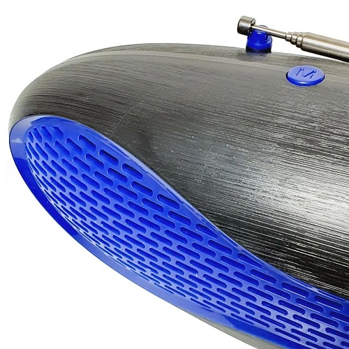 Bezdrátový Bluetooth reproduktor N214 modrý: FM rádio, 6W, anténa