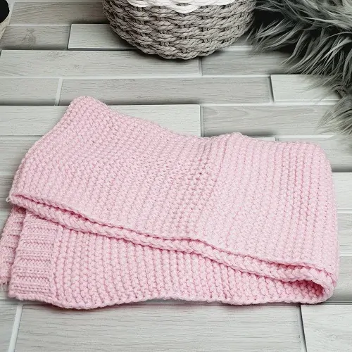 Dětský zimní set šála a čepice Smile – růžový zimní komplet