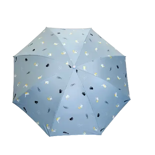 Dámský skládací deštník - kočka