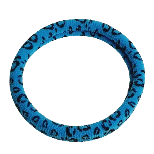 Sada gumiček do vlasů se vzorem levhart - 6 ks