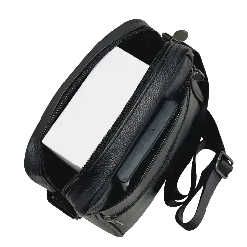 Pánská crossbody taška přes rameno - černá