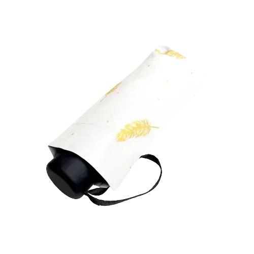 Mini skládací deštník - peří