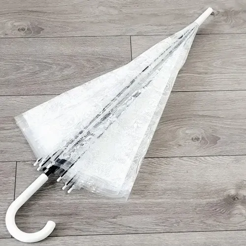 Svatební deštník holový - srdce