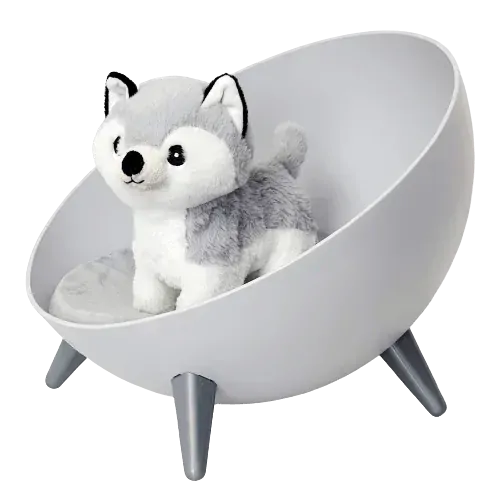 Pelíšek pro psy a kočky – relaxační měkký s pevnou konstrukcí