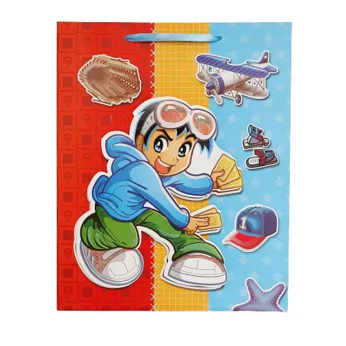 Velká dárková taška - 3D dětská - basketbalista