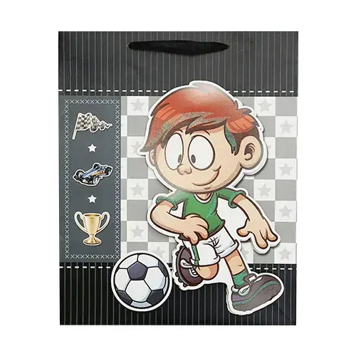 Velká dárková taška - 3D dětská - basketbalista