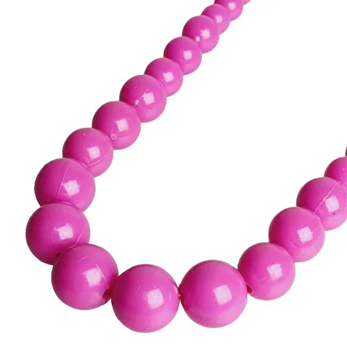 Korálky a náušnice – set, plastové, 50 cm