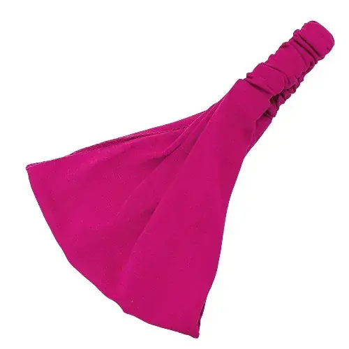 Látková čelenka jednobarevná - šátek