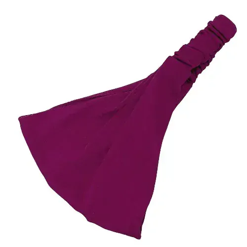 Látková čelenka jednobarevná - šátek