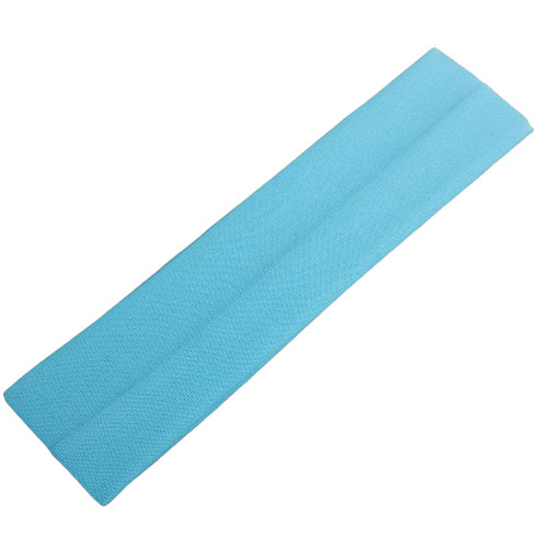 Látková elastická čelenka - modrá - 5cm