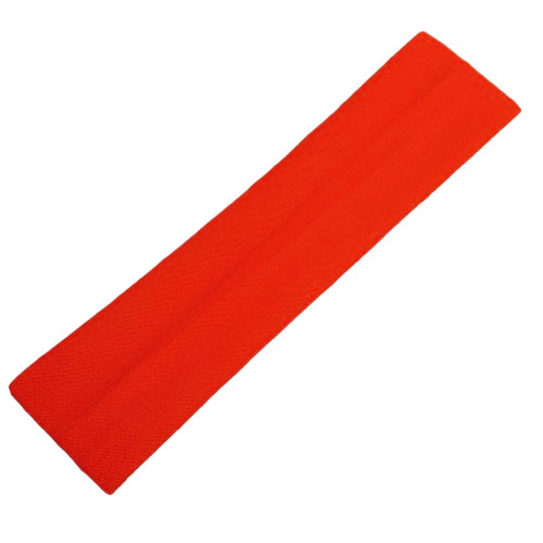 Látková elastická čelenka - červená - 5cm
