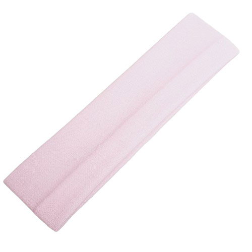 Látková elastická čelenka - světle růžová - 5cm