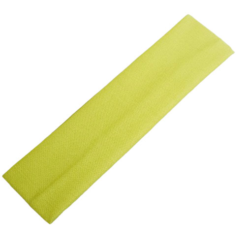 Látková elastická čelenka - světle zelená - 5cm