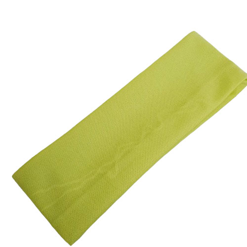 Látková elastická čelenka - světle zelená - 6,5cm