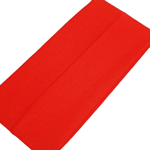 Látková elastická čelenka - červená - 9cm