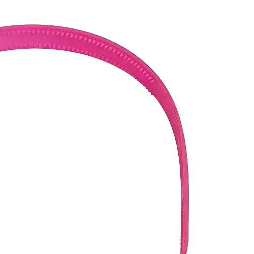 Plastová matná čelenka rovná 1.2cm - černá