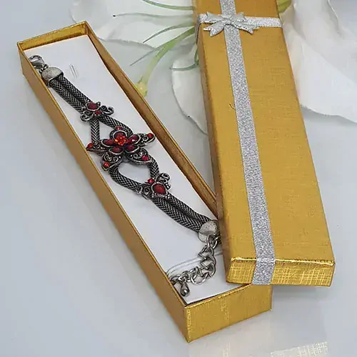 Papírová dárková krabička - zlatá