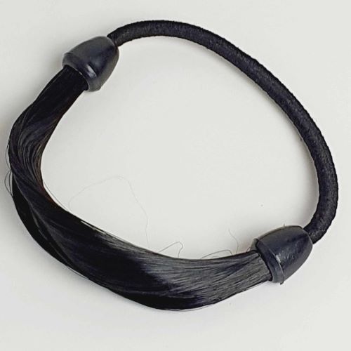 Gumička do vlasů s ozdobou – elegantní culík