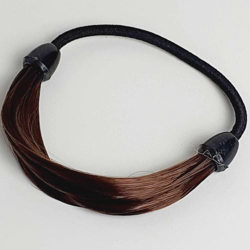 Gumička do vlasů s ozdobou – elegantní culík
