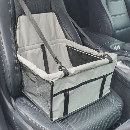 Autosedačka pro psa - bezpečnostní - modrá