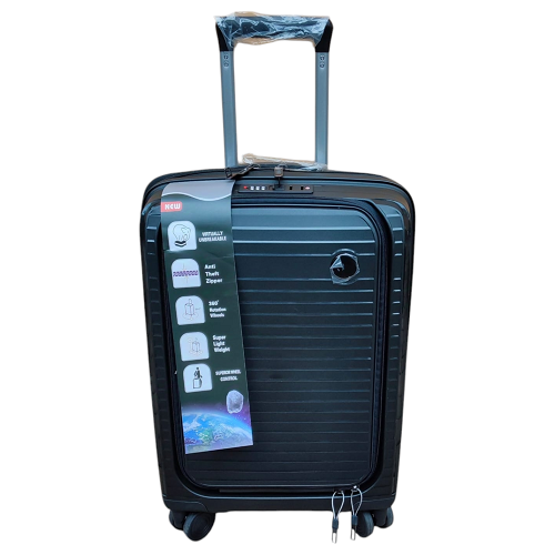 Cestovní kufr odolný - silikonový povrch a kapsa na notebook S (34 l)