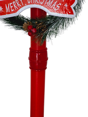 Vánoční pouliční lampa 120 cm | svítící dekorace pro vnitřní výzdobu