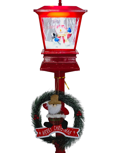 Vánoční pouliční lampa 120 cm | svítící dekorace pro vnitřní výzdobu