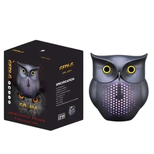 Bluetooth reproduktor Gedi GD-692 sova černý – 10W, TWS, FM rádio, LED