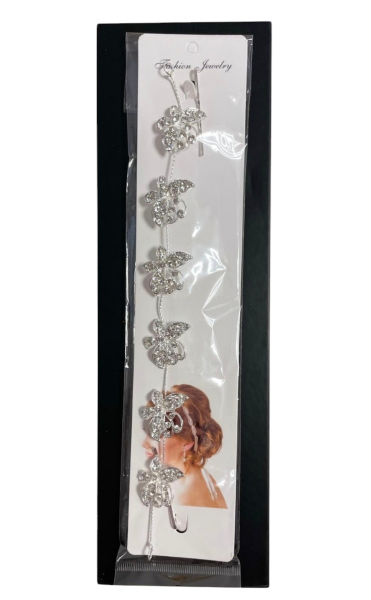 Elegantní štrasová ozdoba do vlasů