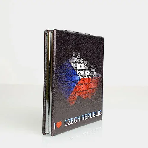 Dámské kosmetické zrcátko - suvenýr z Prahy