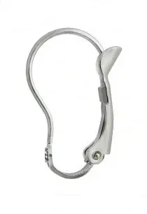 Dámské ocelové náušnice se srdíčky – francouzský háček