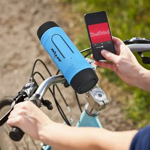 Outdoorový reproduktor Zealot S1 šedý: Powerbanka, svítilna a držák, IPX5