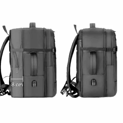 Cestovní batoh rozšiřitelný 35–48l – Voděodolný, šedý