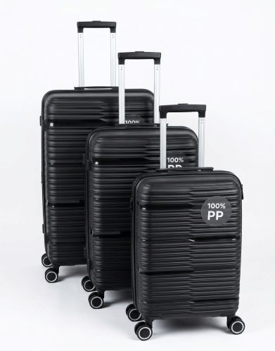 Cestovní kufr - TSA zámek, PP - černý