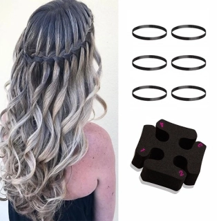 Copánek kolem hlavy - Hairagami pomůcka pro vytvoření účesu