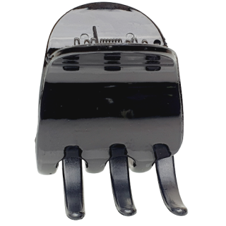 Plastový skřipec do vlasů - černá