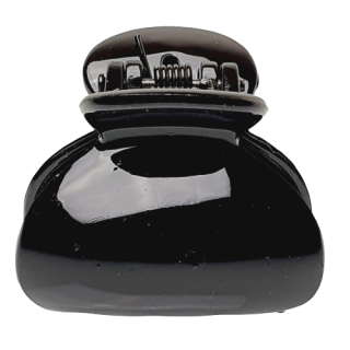 Malý plastový skřipec do vlasů 4cm - černá