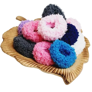 12ks - Elastická gumička - žinylka mix