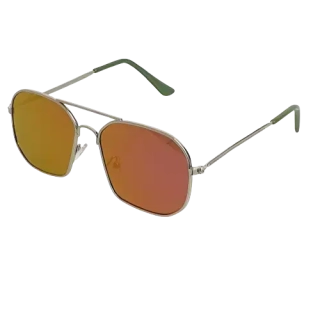 Dětské sluneční brýle zrcadlovky, UV 400 - zelená noha