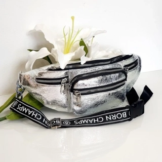 Dámská ledvinka - stříbrná