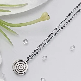 Dámský ocelový řetízek - spirála