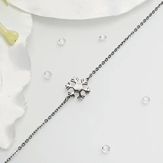 Dámský ocelový náramek - vločka