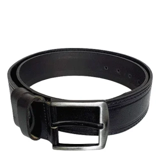Kožený opasek černý  