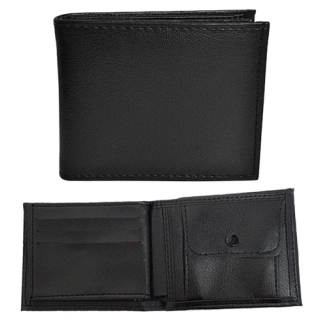 Koženková peněženka pánská - černá
