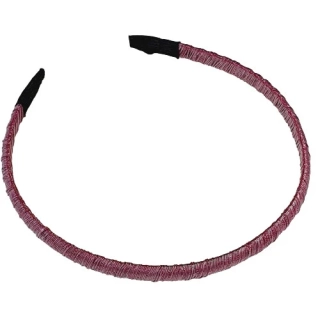 Plastová čelenka lesklá 0.7cm - fialová