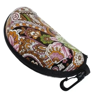 Pevné pouzdro na brýle - květované